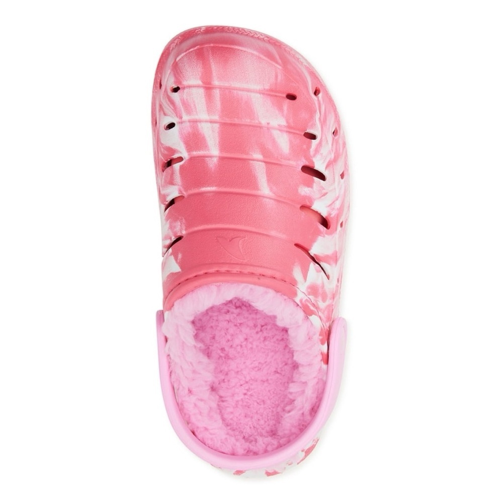 Rugged Shark Toddler Girls Lined Clogs - Pink White, Size 12